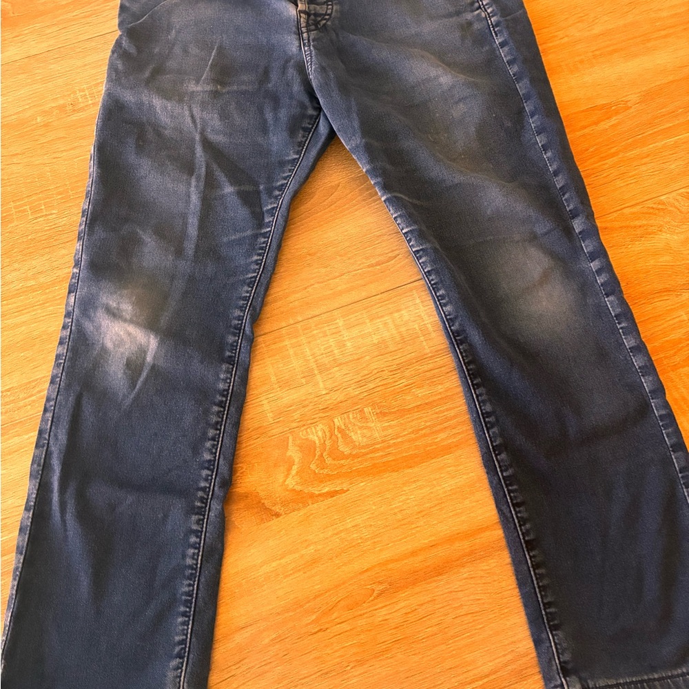7 For All Mankind Dark Blue Relaxed Jeans - Picture 3 of 4